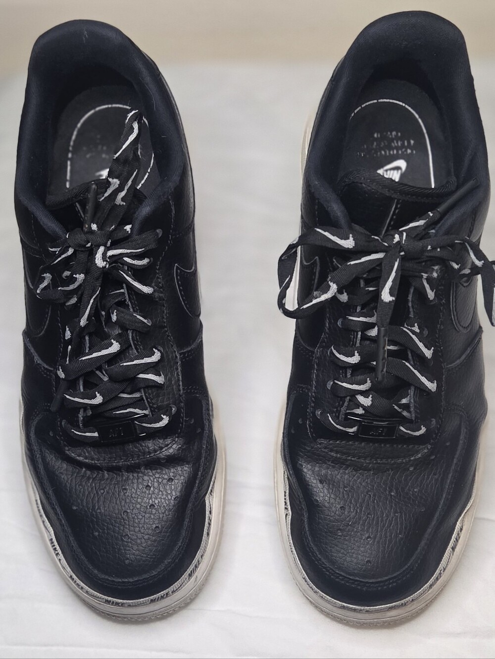 Nike Air Force 1 '07 SE Premium Ribbon Black White AH6827-002
